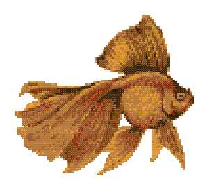 Золотая рыбка 112x98, 8 цветов